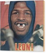 Leon Spinks, 1978 Wbcwba Heavyweight Title Sports Illustrated Cover Wood Print