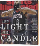 Lets Light This Candle Sports Illustrated Cover Wood Print
