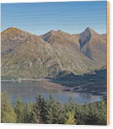 Loch Duich And The Five Sisters Of Kintail Wood Print