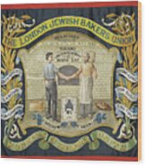London Jewish Bakers� Union Wood Print