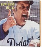 Los Angeles Dodgers Manager Tommy Lasorda Sports Illustrated Cover Wood Print