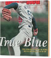 Los Angeles Dodgers Orel Hershiser... Sports Illustrated Cover Wood Print
