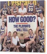 Los Angeles Lakers Sports Illustrated Cover Wood Print