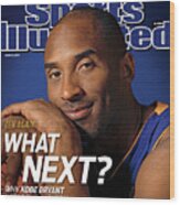 Los Angeles Lakers Kobe Bryant Sports Illustrated Cover Wood Print