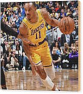 Los Angeles Lakers V Orlando Magic Wood Print