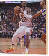 Los Angeles Lakers V Phoenix Suns Wood Print
