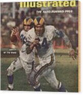Los Angeles Rams Jon Arnett And Roy Hord Sports Illustrated Cover Wood Print