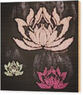 Lotus Romance Wood Print