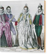 Louise Of Lorraine, Duke Of Guise Wood Print