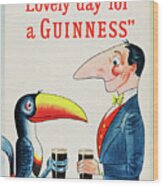 Lovely Day For A Guinness Wood Print