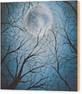 Lunar Nights Wood Print