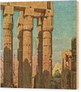 Luxor The Temple Of Amenophis Iii Wood Print