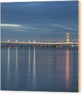 Mackinac Bridge Wood Print