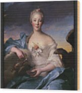 Madame Le Fevre De Caumartin As Hebe By Jean-marc Nattier Wood Print