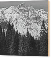 Majestic Mountains, British Columbia Wood Print