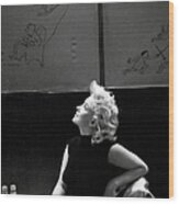 Marilyn Candid Moment Wood Print