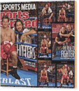 Mark Wahlberg And Christian Bale Sports Illustrated Cover Wood Print