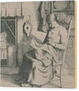 Mercy At Her Work, C1916 Wood Print