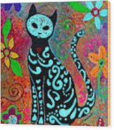 Mi Gato Dulce Wood Print