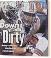 Miami Dolphins Steve Emtman And Tim Bowens Sports Illustrated Cover Wood Print