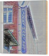 Mickey Mantles - Brick Town - O K C Wood Print
