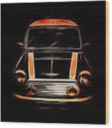 Mini Cooper Love Wood Print