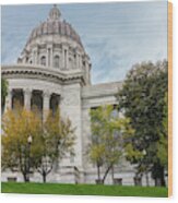 Missouri State Capitol Wood Print