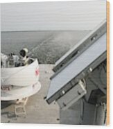 Mobile Aerospace Reconnaissance System Testing Wood Print