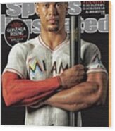 Model Slugger Giancarlo Stanton Is No Paint-by-numbers Star Sports Illustrated Cover Wood Print