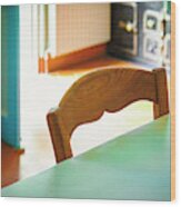 Monet's Kitchen Chair Wood Print