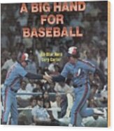 Montreal Expos Gary Carter, 1981 Mlb All Star Game Sports Illustrated Cover Wood Print