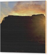 Monument Valley, Utah, Sunrise Wood Print
