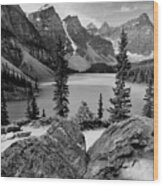 Moraine Lake #2, Canadian Rockies 06 Wood Print