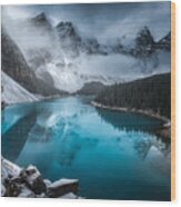 Moraine Lake Wood Print