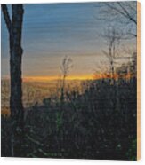 Morning Glow Sunrise Wood Print