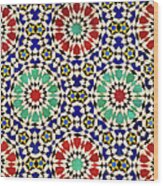 Moroccan Mosaics Wood Print