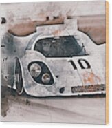 Porsche 917k - 06 Wood Print