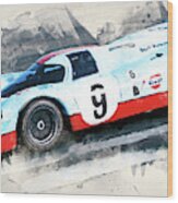 Porsche 917k - 05 Wood Print