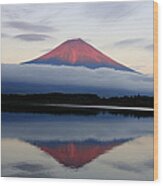 Mount Fuji Wood Print