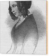 Mrs Charles Dickens 1846 Wood Print