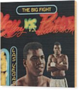 Muhammad Ali And Floyd Patterson, 1965 World Heavyweight Sports Illustrated Cover Wood Print