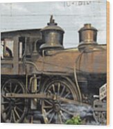 Sheffield Railroad Mural Wood Print