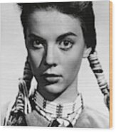 Natalie Wood In The Searchers -1956-. Wood Print