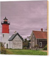 Nauset Lighthouse - 5066 Wood Print