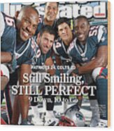 New Enlgand Patriots Linebackers Sports Illustrated Cover Wood Print