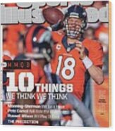 New Jersey Bound Super Bowl Xlviii Preview Issue Sports Illustrated Cover Wood Print