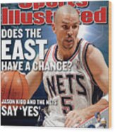 New Jersey Nets Jason Kidd, 2003 Nba Eastern Conference Sports Illustrated Cover Wood Print