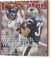 New York Giants David Tyree, Super Bowl Xlii Sports Illustrated Cover Wood Print