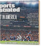 New York Jets V Denver Broncos Sports Illustrated Cover Wood Print