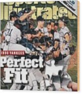 New York Yankees, 1998 World Series Sports Illustrated Cover Wood Print